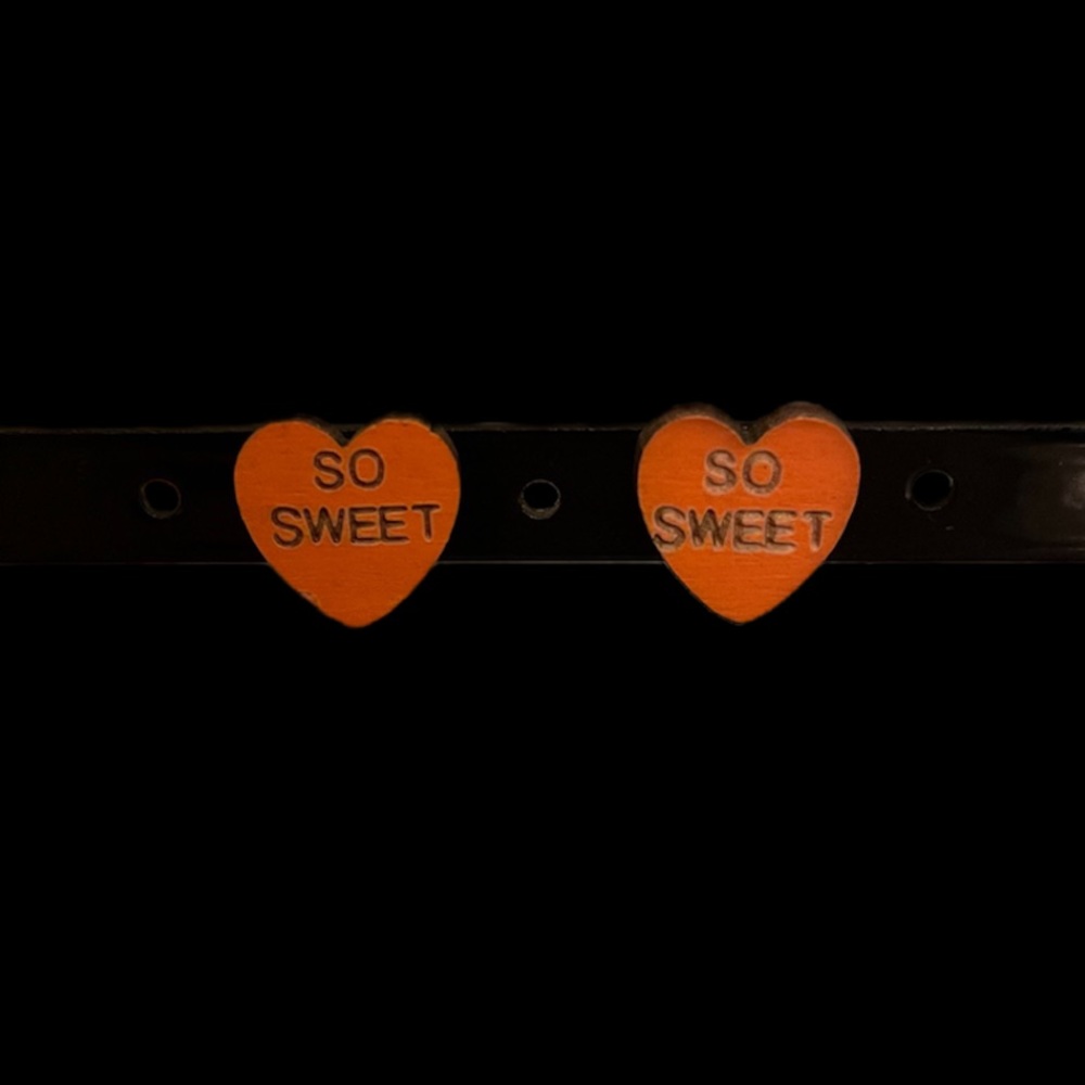 1/24/23***- 3 for $15 SO SWEET heart shaped stud valentines earrings - Picture 1 of 2